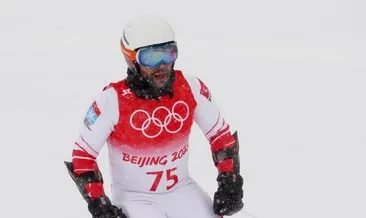 Pekin Kış Olimpiyatları’nda Berkin Usta slalom mücadelesini tamamlayamadı