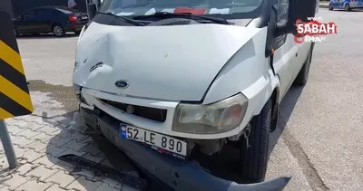 Samsun’da minibüs hafif ticari araçla çarpıştı: 3 yaralı | Video