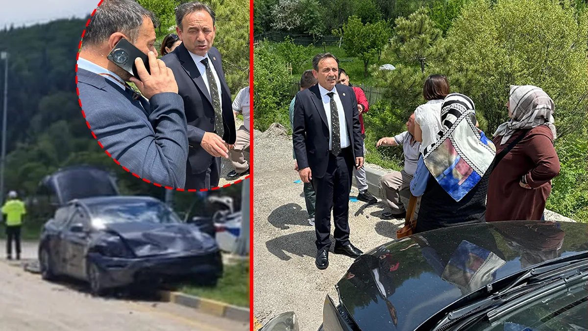 Karabük’te korkunç kaza! Kavşakta otomobiller çarpıştı: Yaralılara ilk müdahaleyi AK Parti Milletvekili yaptı!