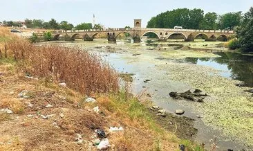 Tunca Nehri’nde kuraklık riski #edirne