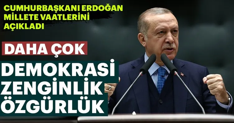Daha çok demokrasi özgürlük zenginlik