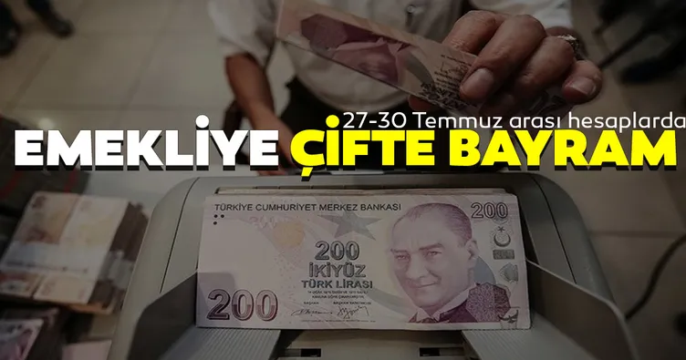 Emeklilere çifte bayram