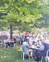 20 bin kişilik bayramlaşma