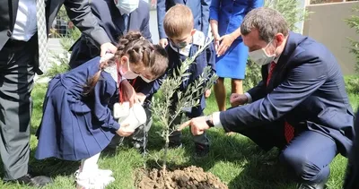 Yeniden yapılan okullara ziyaret