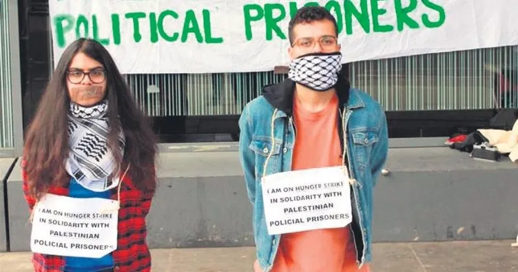 İngiliz öğrencilerden Filistinli mahkûmlar için açlık grevi