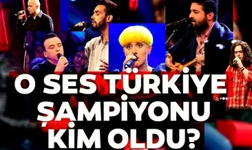 SON DAKİKA: 2020 O Ses Türkiye Şampiyonu açıklandı! O Ses Türkiye birincisi kim oldu? İşte yarışmayı kazanan o isim...