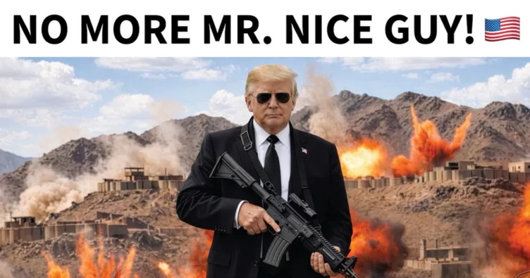 Trump’tan İran’a fotoğraflı tehdit: Artık iyi adam yok