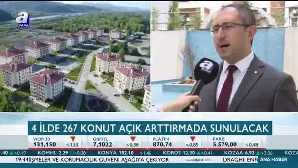 4 ilde 267 konut satılacak