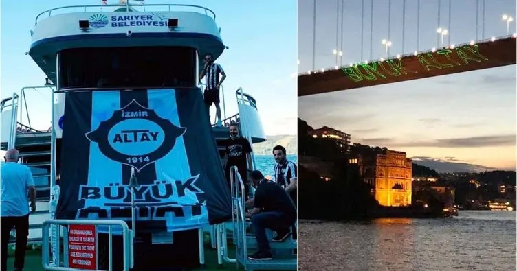 Altay’ın adı İstanbul FSM Köprüsü’ne yazıldı!