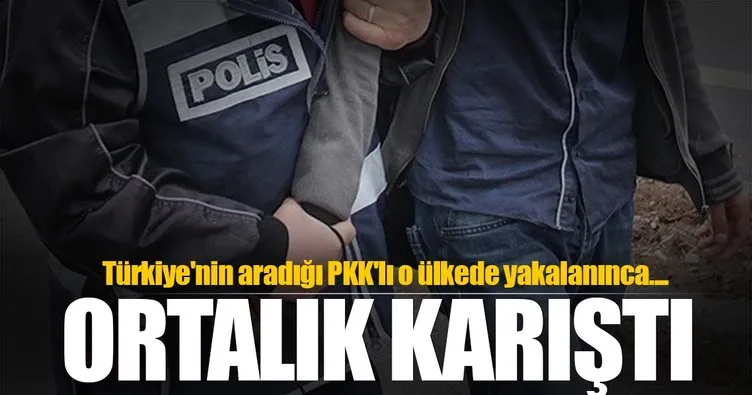 Türkiye’nin aradığı PKK’lı o ülkede yakalanınca ortalık karıştı