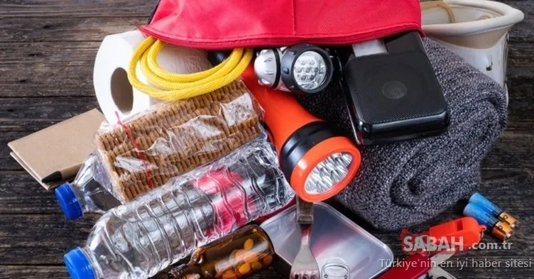 Deprem çantası içindekiler listesi: Deprem çantası nasıl hazırlanır, çantaya neler koyulur?