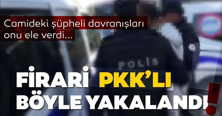Kesinleşmiş hapis cezası bulunan PKK’lı Süleymaniye Camii’nde yakalandı