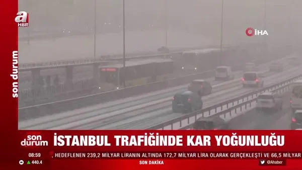 SON DAKİKA! İstanbul'da kar şiddetini arttırdı! Canlı yayınla İstanbul trafik ve hava durumu... Yüzde 78...  | Video