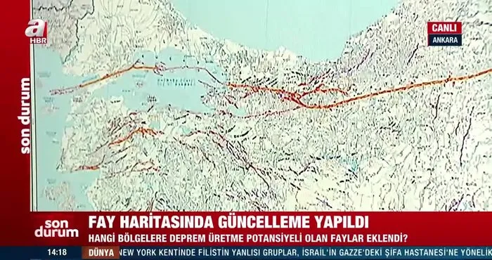 Türkiye’nin diri fay haritası güncellendi! Marmara’da tehlike var mı? | Video