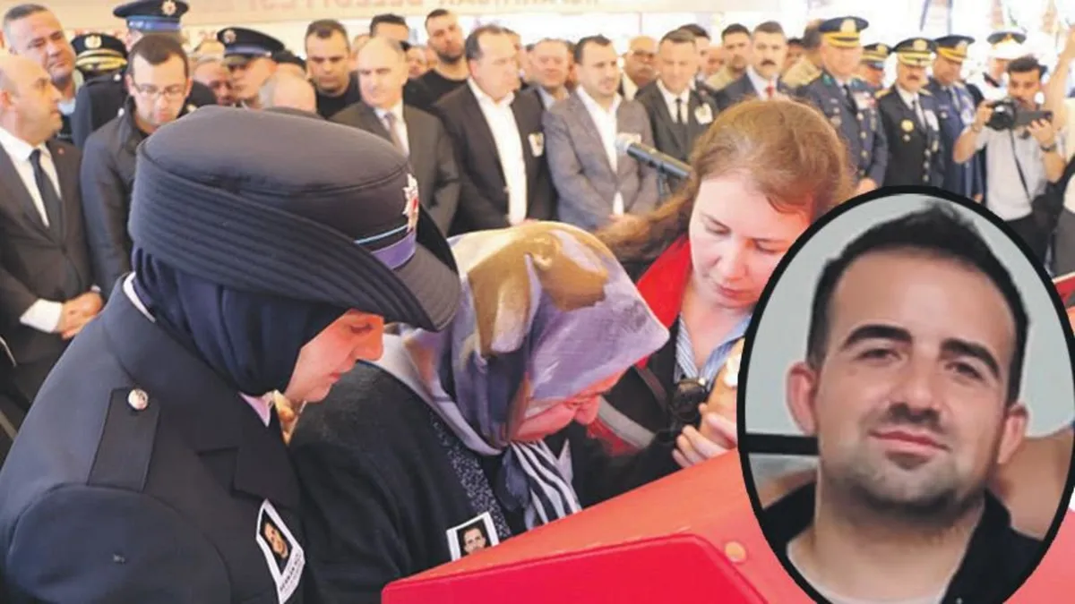 Şehit polis son yolculuğuna uğurlandı