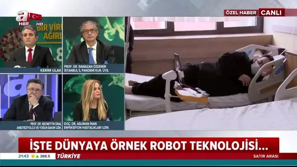 Türkiye'de bir ilk: Kovid-19'a karşı Bezmo Robot | Video