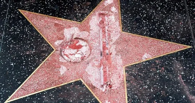 Donald Trump’ın Şöhretler Kaldırımı’ndaki yıldızına saldırı
