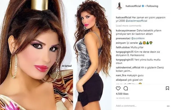 Ünlülerin Instagram paylaşımları (01.01.2018)