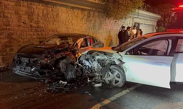 Kocaeli'de kaza! İki otomobil çarpıştı: Yaralılar var #kocaeli