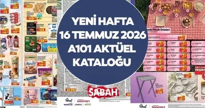 A101 Aldın Aldın 16 Temmuz 2026 Kataloğu Yayında! Bu hafta A101 aktüel indirimleri neler? Gölgeli salıncak...