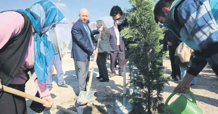 250 bin metrekare yeşil alan ve park