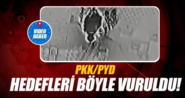 PKK/PYD hedefleri vuruldu