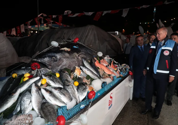 Cumhurbaşkanı Erdoğan, su ürünleri av sezonunun açılış programına katıldı
