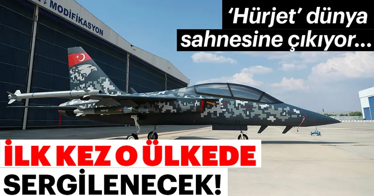 Türk jeti dünya sahnesine çıkıyor