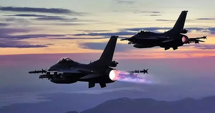 F-16’lar Karadeniz’de İHA düşürdü