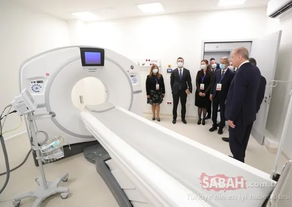 Başkan Erdoğan tek tek inceledi! Sancaktepe'deki Prof. Dr. Feriha Öz Acil Durum Hastanesi açıldı