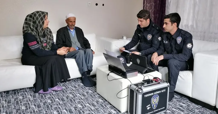 Polis Merkezinde değil yerinde ifade