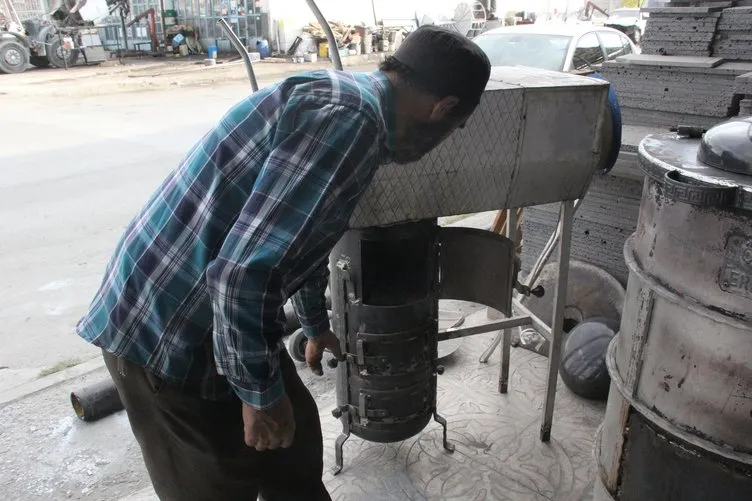 Otomobillerin eskiyen LPG tanklarıyla evleri ısıtıyor