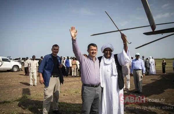 Sudan'da Türk heyetine yoğun ilgi
