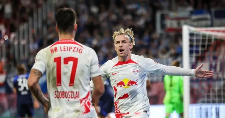 Leipzig ilk yarıda bulduğu gollerle Hertha Berlin’i 3-2 yendi