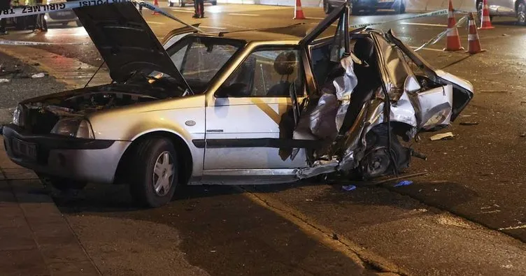 Ankara’da akılalmaz trafik kazası