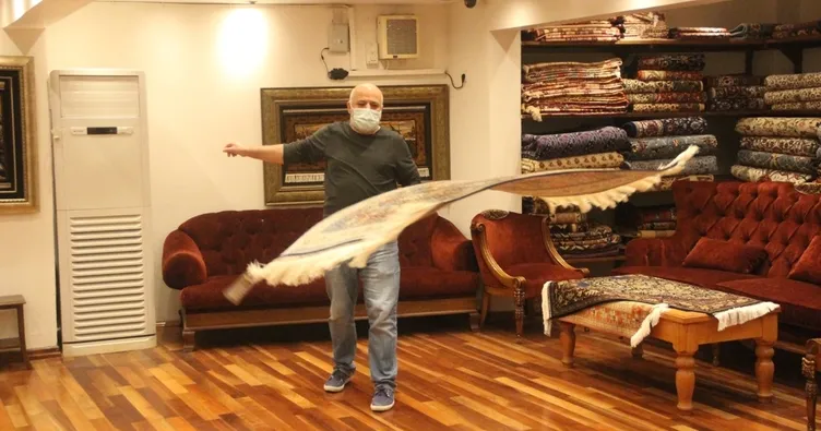 Halıları uçuran adam