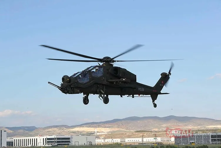 Yeni Atak helikopterleri Emniyet Genel Müdürlüğü’ne teslim edildi