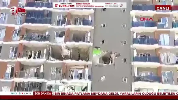 İstanbul Esenyurt'ta bir binada patlama! Olay yerinden ilk görüntüleri... | Video