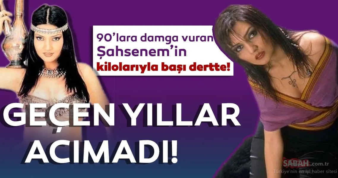 90�lara damga vurmuştu… Şarkıcı Şahsenem kilolu hali ile olay oldu
