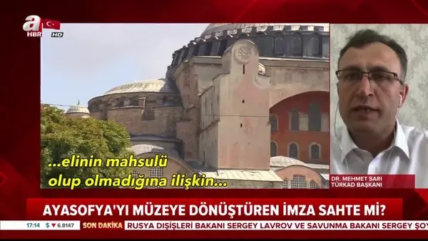Ayasofya'yı müzeye dönüştüren Atatürk'ün İmzası sahte mi? | Video