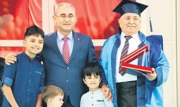 63 yaşında mezun oldu #kutahya