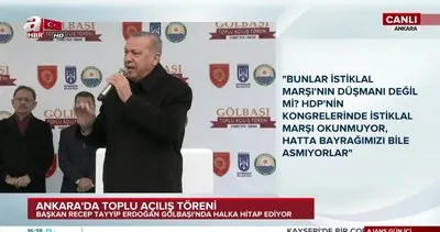Cumhurbaşkanı Erdoğan, Ankara Gölbaşı’nda vatandaşlara hitap etti