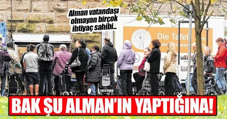 Alman yardım derneğinden yoksul yabancılara çirkin uygulama