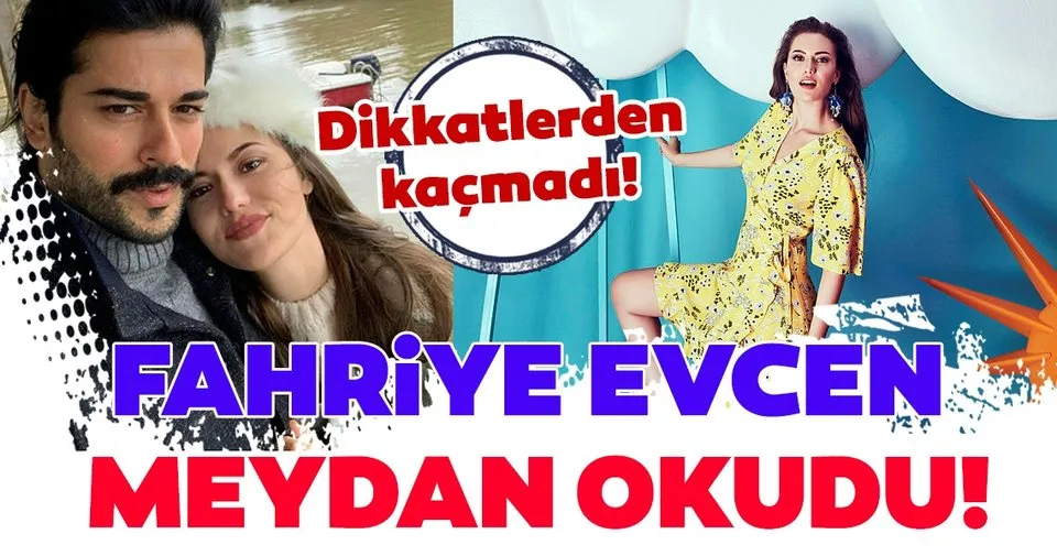 Fahriye Evcen meydan okudu