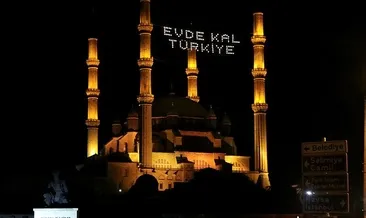 Selimiye’den örnek mahya