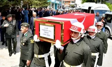 71 yaşındaki Kıbrıs Gazisi Nurettin Ala toprağa verildi #kirsehir