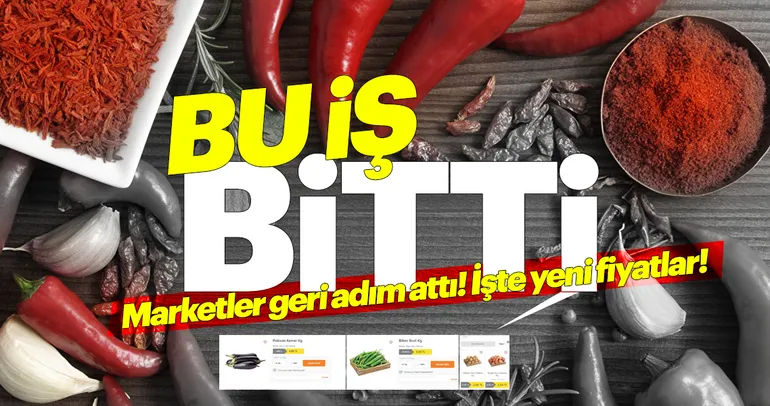 ’Tanzim’ tedbiri marketlere geri adım attırdı. Fiyatlar yüzde 50’den fazla düştü