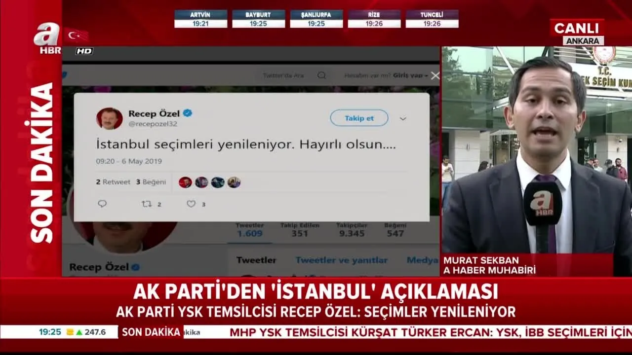 Istanbul Da Yenilenecek Secimin Tarihi Belli Oldu Son Dakika Haberler