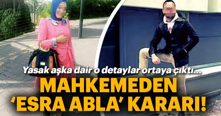 Anayasa Mahkemesi’nden ’Esra abla’ kararı!