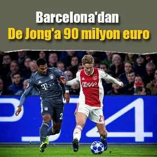 Barcelona'dan De Jong'a 90 milyon euro